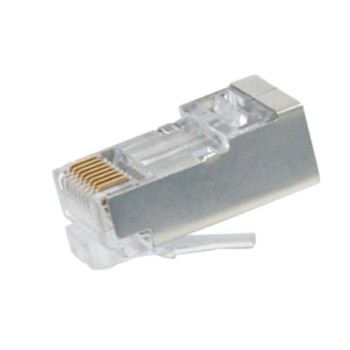 GBC 59.9600.22 - Φις δικτύου RJ45 FTP Pass Through 8PIN Για CAT6 Καλώδιο 10 τμχ Βύσματα Onetrade